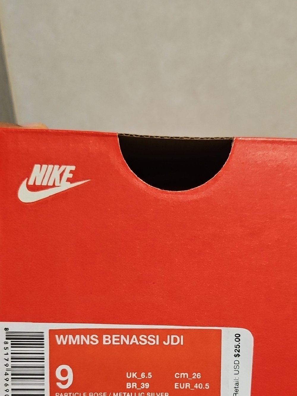 Nike WMNS Benassi JDI Box - Red & White